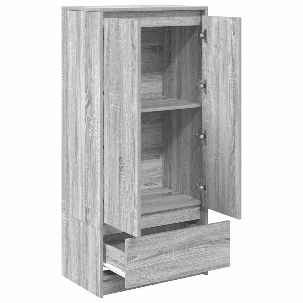 Ormarić s ladicom Siva Sonoma 55,5x34x119,5 cm