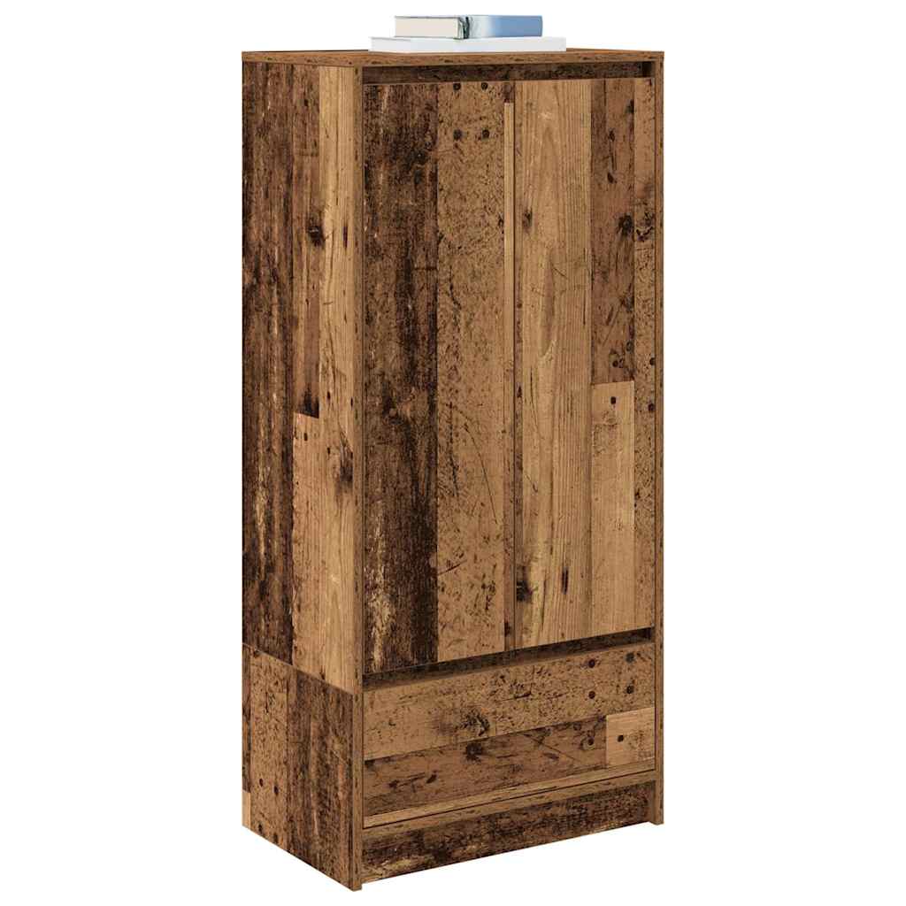 Ormar s ladicom staro drvo 55,5x34x119,5 cm konstruirano drvo