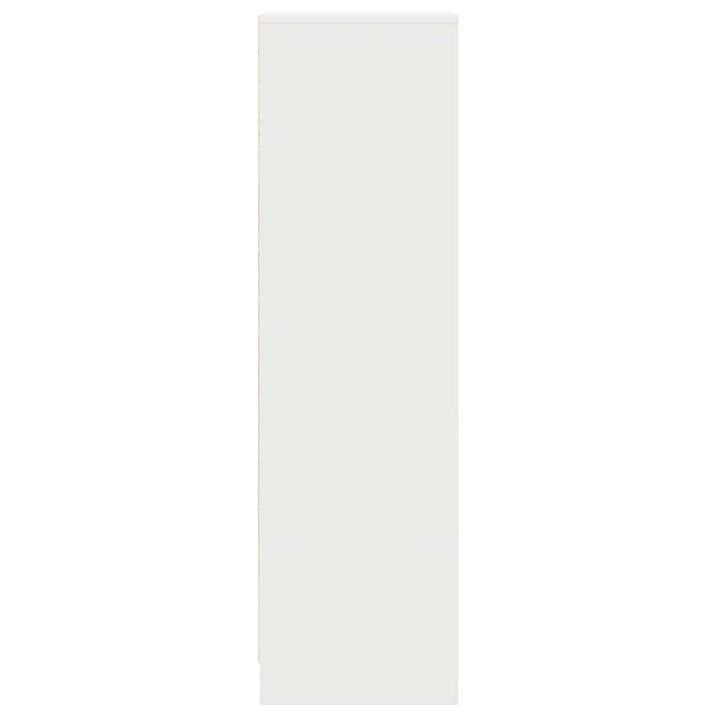 Visoka ploča bijela 29,5x34x119,5 cm izrađeno drvo