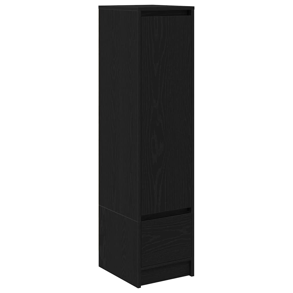 Visoka ploča crni hrast 29,5x34x119,5 cm izrađeno drvo