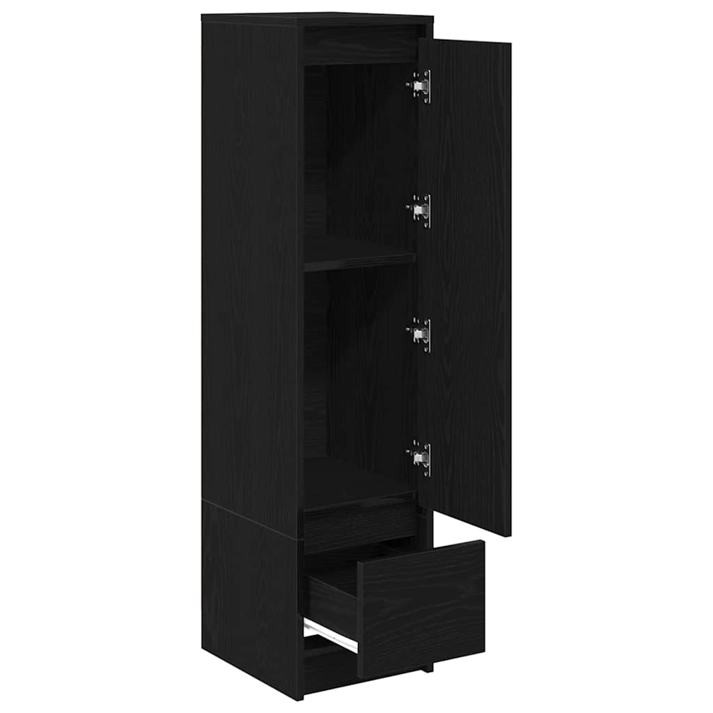 Visoka ploča crni hrast 29,5x34x119,5 cm izrađeno drvo