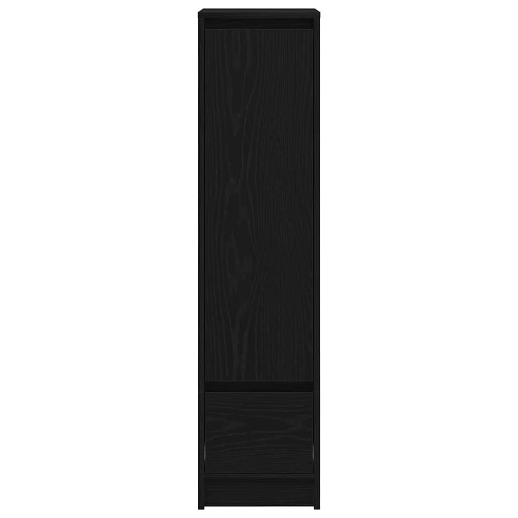 Visoka ploča crni hrast 29,5x34x119,5 cm izrađeno drvo