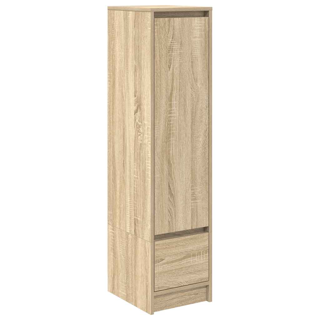 Visoka ploča sonoma hrast 29,5x34x119,5 cm izrađeno drvo