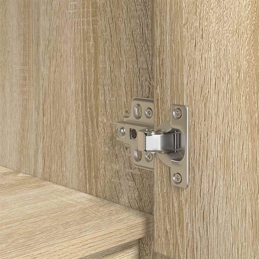 Visoka ploča sonoma hrast 29,5x34x119,5 cm izrađeno drvo