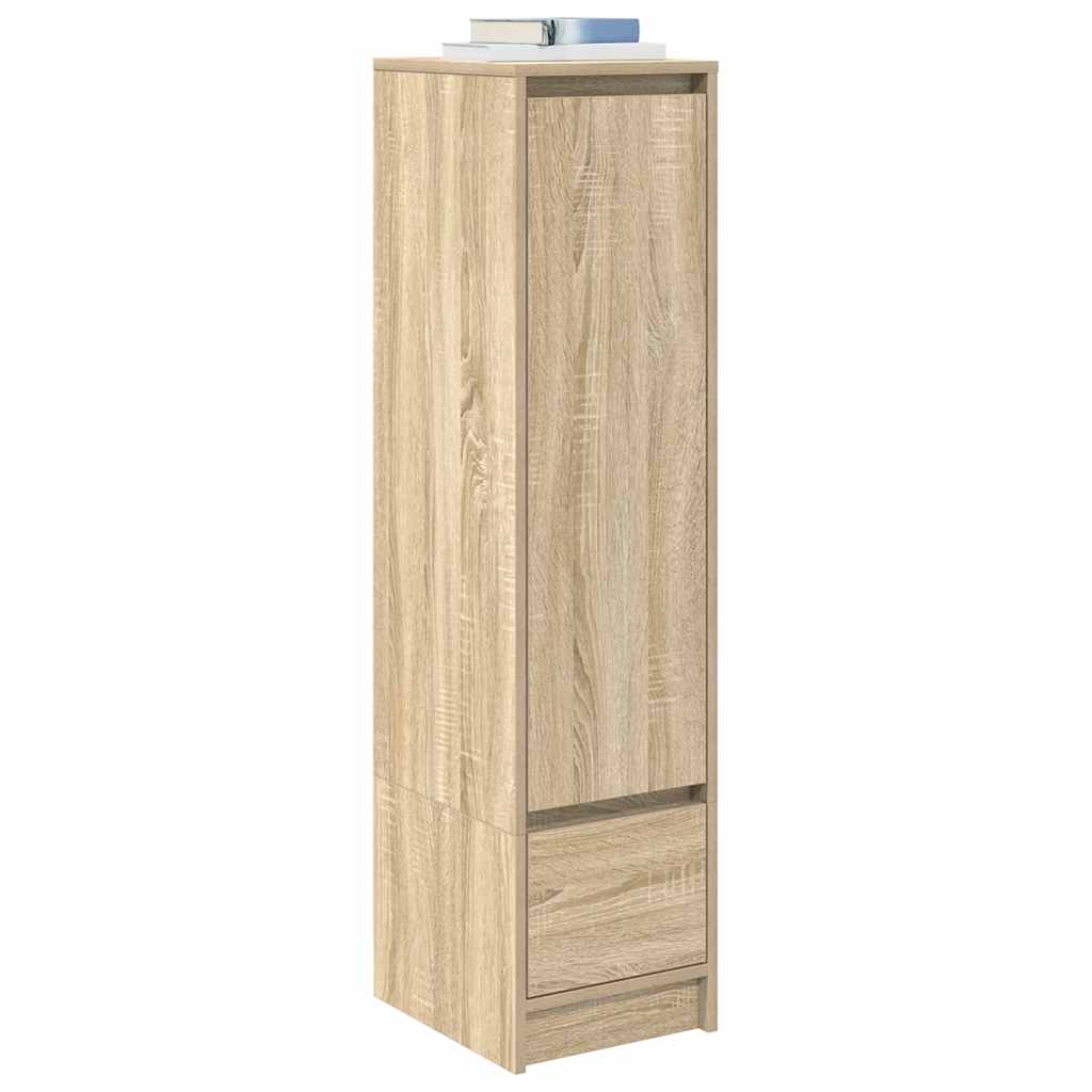 Visoka ploča sonoma hrast 29,5x34x119,5 cm izrađeno drvo