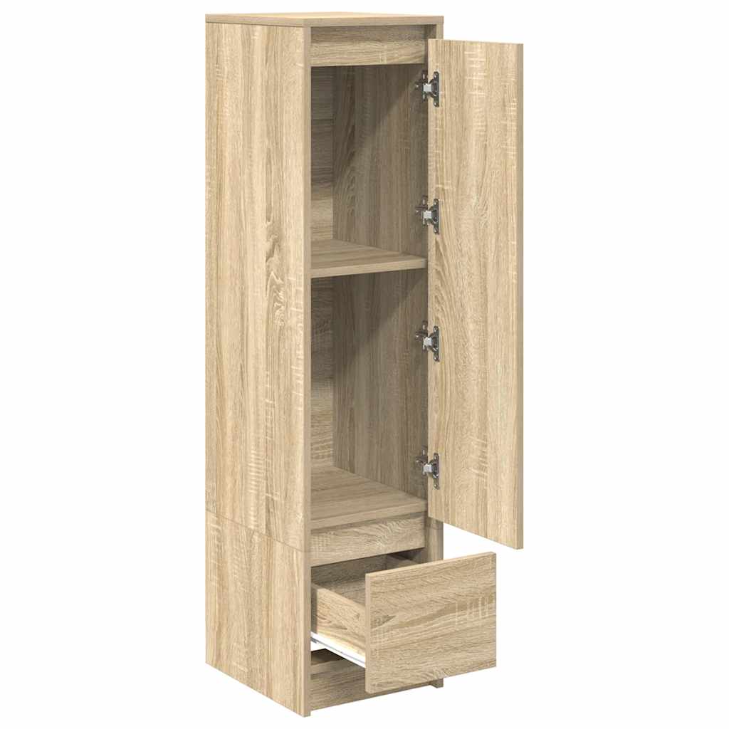 Visoka ploča sonoma hrast 29,5x34x119,5 cm izrađeno drvo
