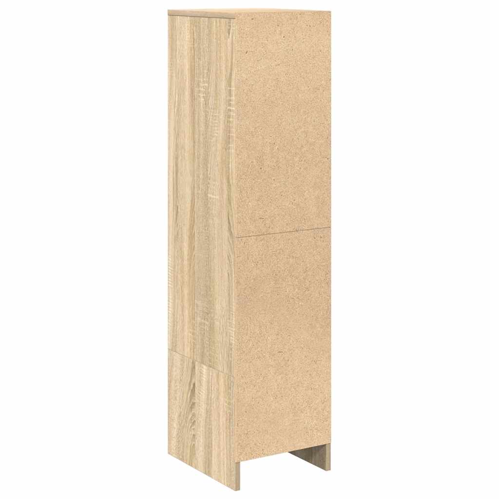 Visoka ploča sonoma hrast 29,5x34x119,5 cm izrađeno drvo