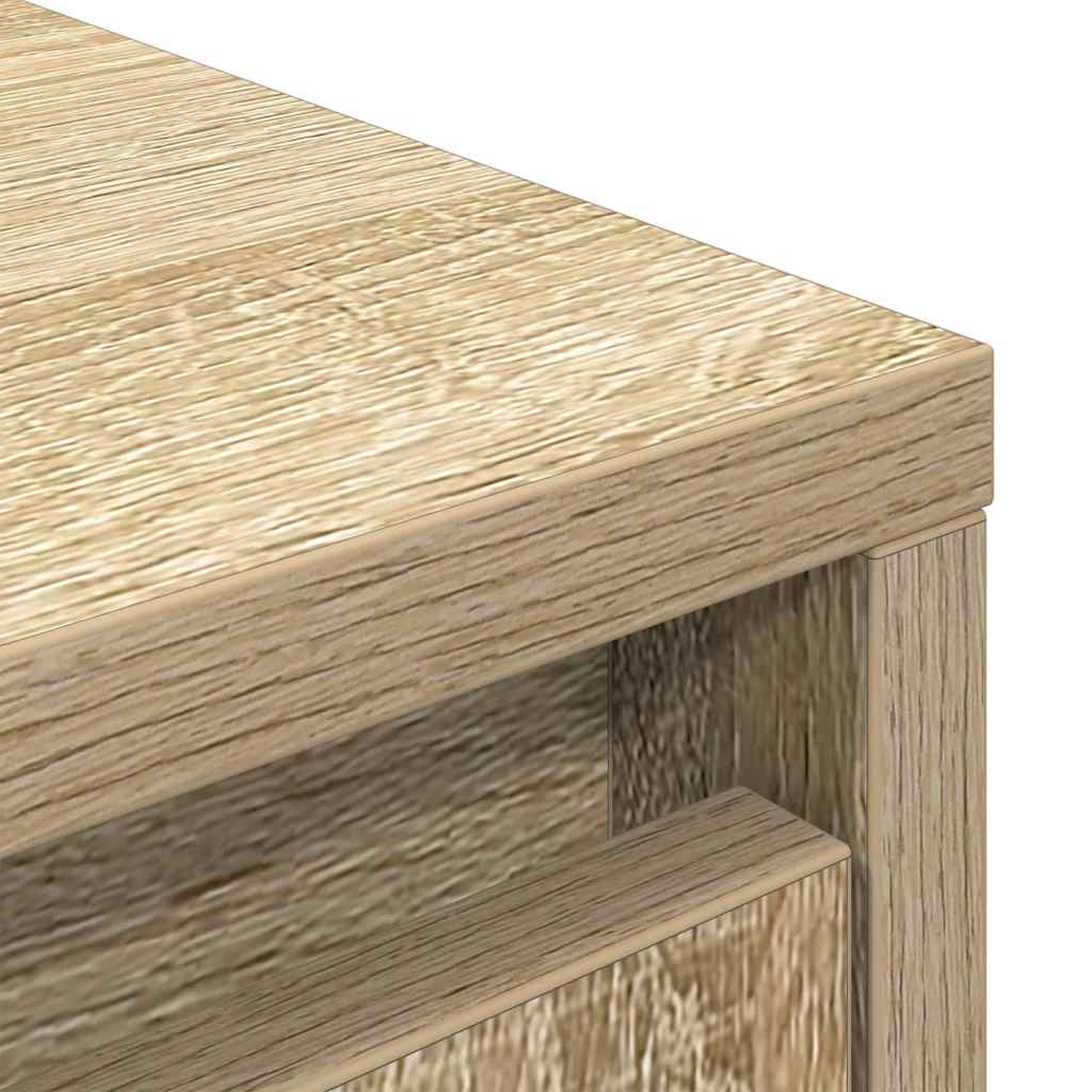 Visoka ploča sonoma hrast 29,5x34x119,5 cm izrađeno drvo