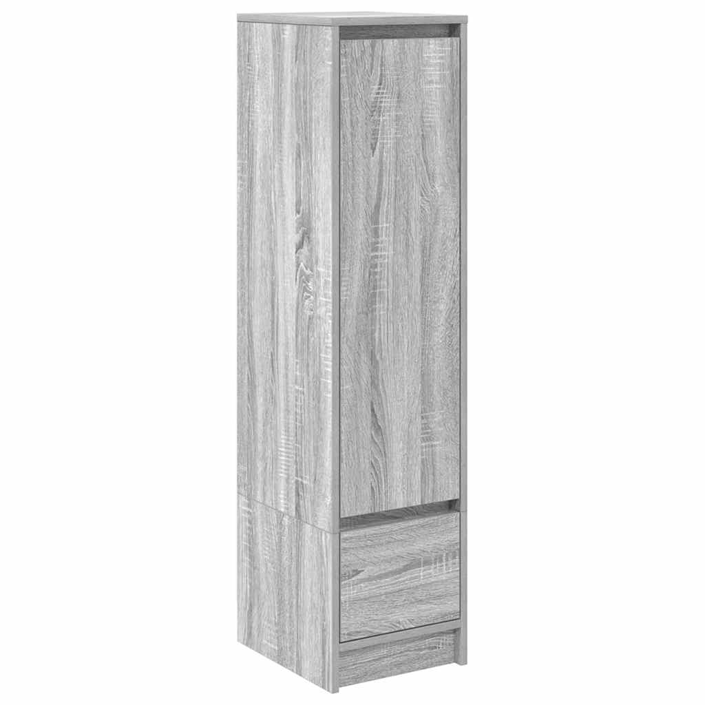 Visoka ploča siva Sonoma 29,5x34x119,5 cm izrađeno drvo
