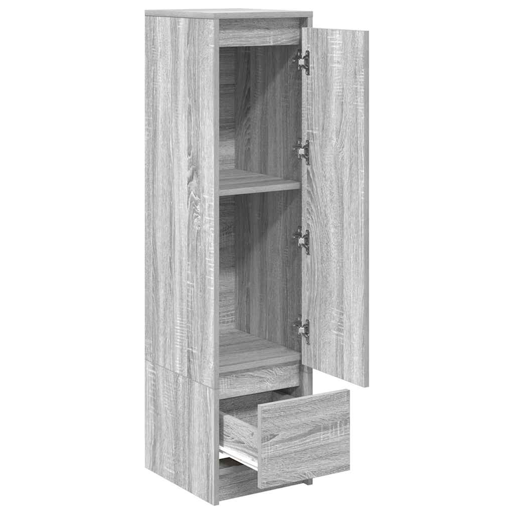 Visoka ploča siva Sonoma 29,5x34x119,5 cm izrađeno drvo