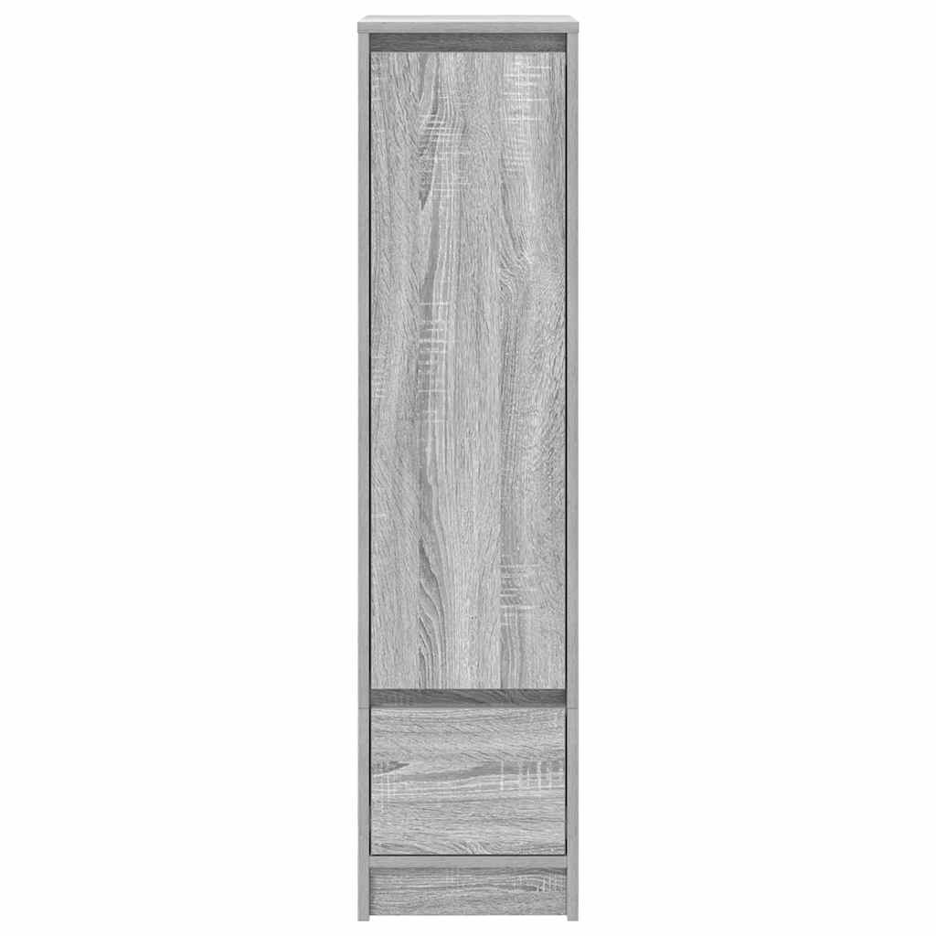 Visoka ploča siva Sonoma 29,5x34x119,5 cm izrađeno drvo