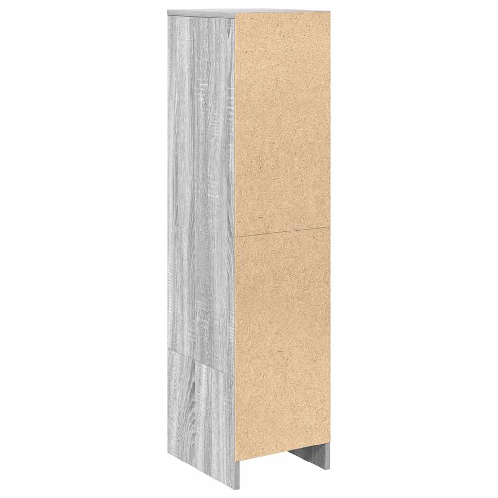 Visoka ploča siva Sonoma 29,5x34x119,5 cm izrađeno drvo
