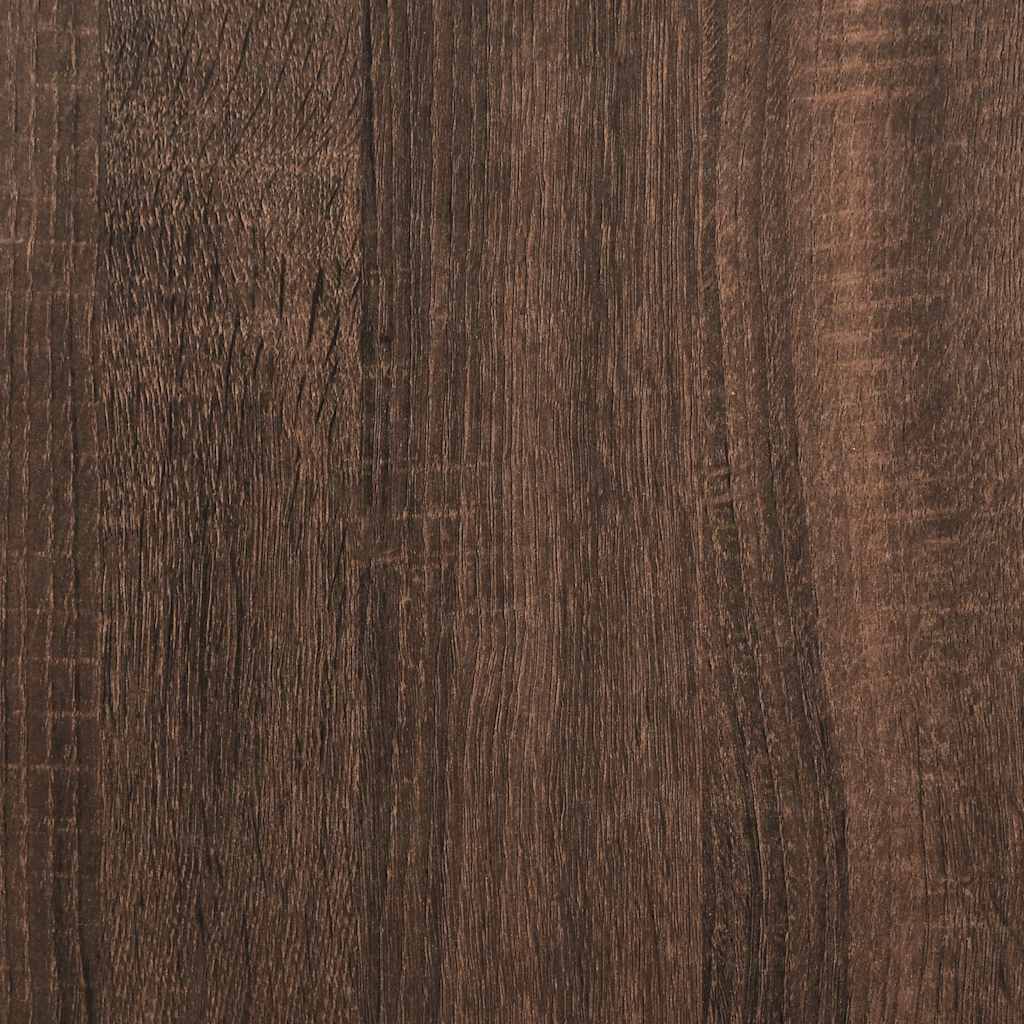 Visoka ploča smeđi hrast 29,5x34x119,5 cm izrađeno drvo