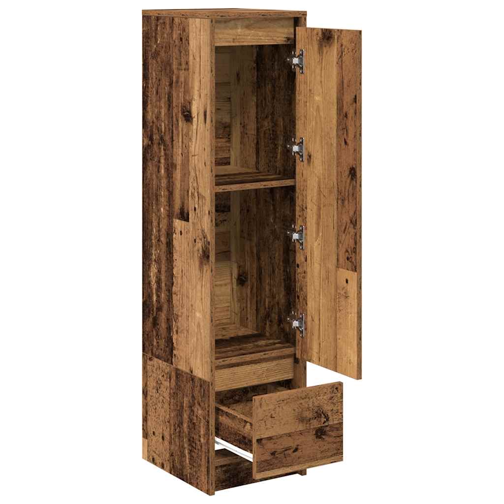 Visoka ploča staro drvo 29,5x34x119,5 cm konstruirano drvo