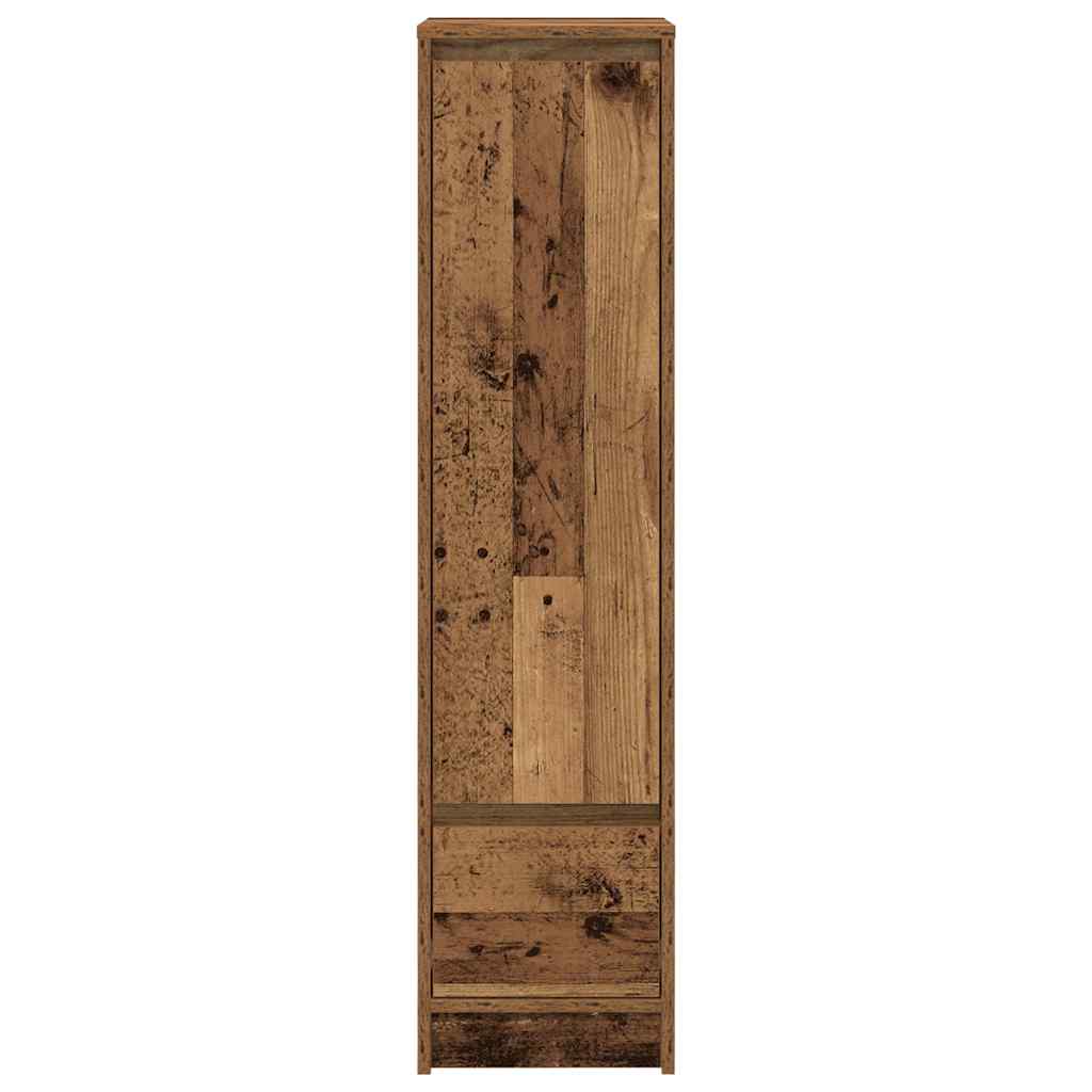 Visoka ploča staro drvo 29,5x34x119,5 cm konstruirano drvo