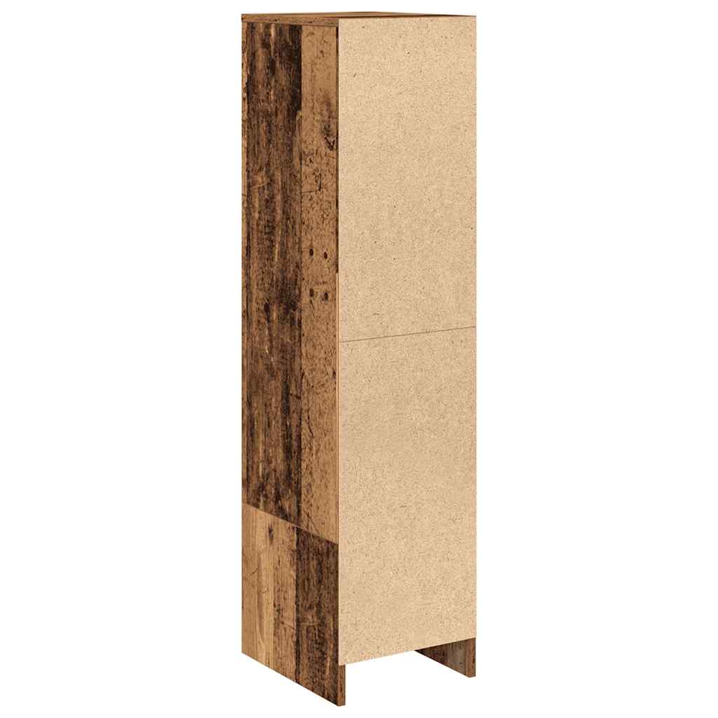 Visoka ploča staro drvo 29,5x34x119,5 cm konstruirano drvo