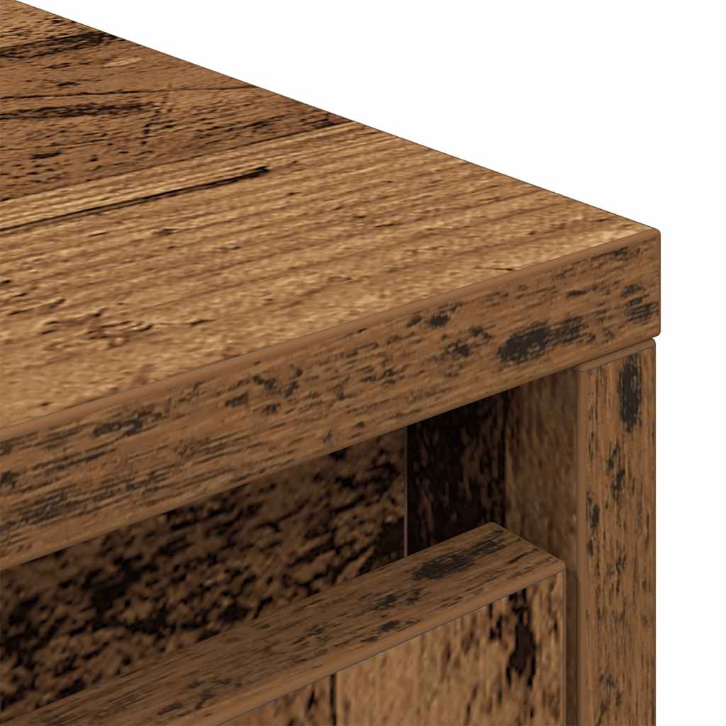 Visoka ploča staro drvo 29,5x34x119,5 cm konstruirano drvo