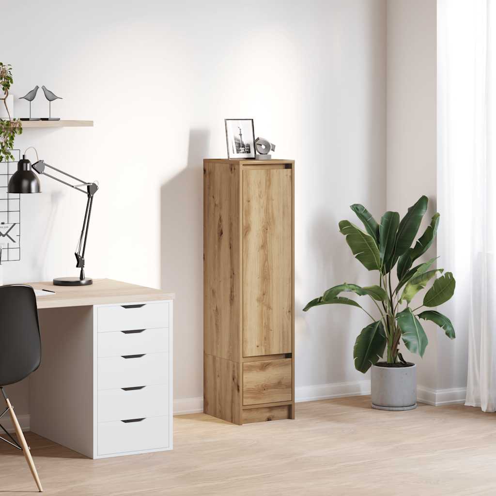 Visoka ploča Artisan hrast 29,5x34x119,5 cm izrađeno drvo