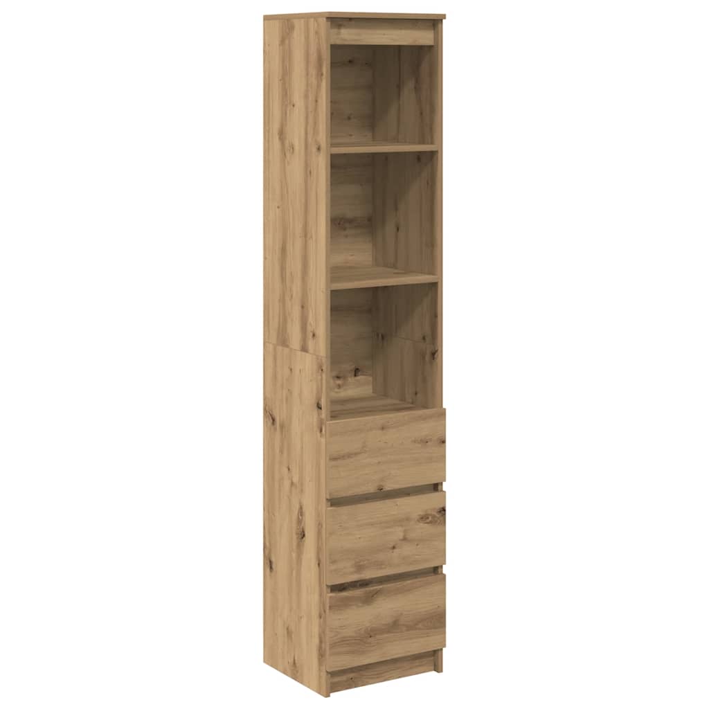 Visoka ploča Artisan hrast 37,5x35x180 cm izrađeno drvo
