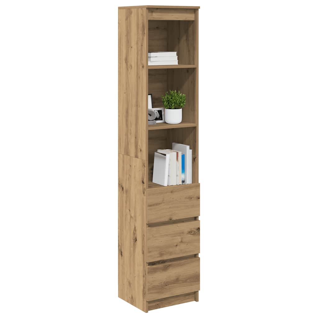 Visoka ploča Artisan hrast 37,5x35x180 cm izrađeno drvo