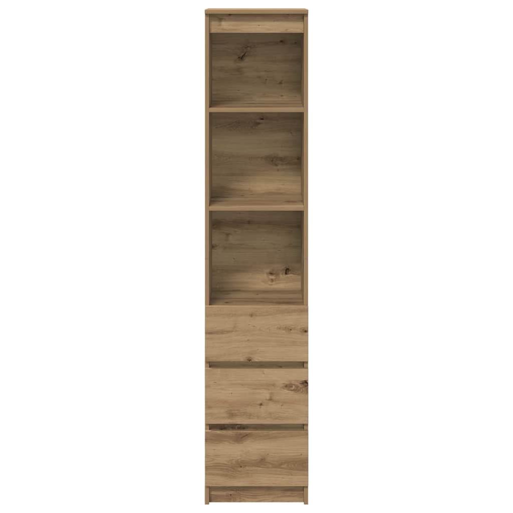 Visoka ploča Artisan hrast 37,5x35x180 cm izrađeno drvo