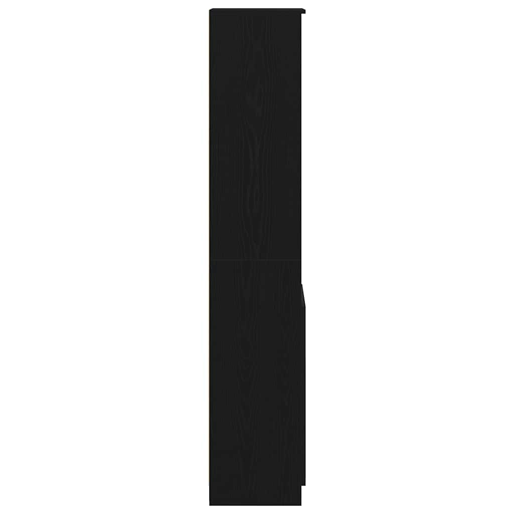 Visoka ploča crni hrast 37,5x35x180 cm izrađeno drvo