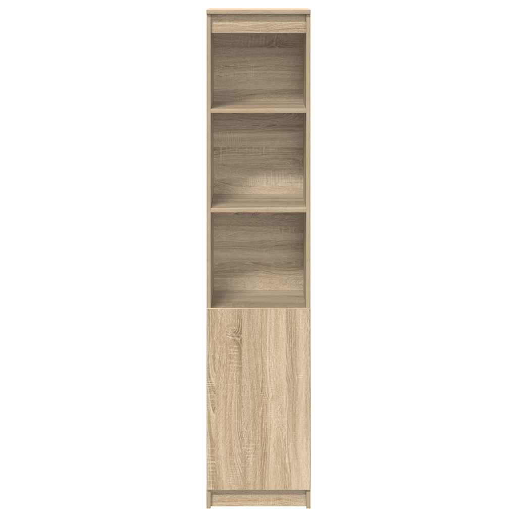 Visoka ploča sonoma hrast 37,5x35x180 cm izrađeno drvo