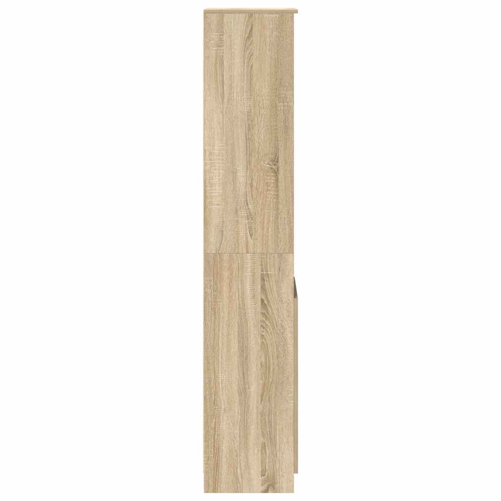 Visoka ploča sonoma hrast 37,5x35x180 cm izrađeno drvo