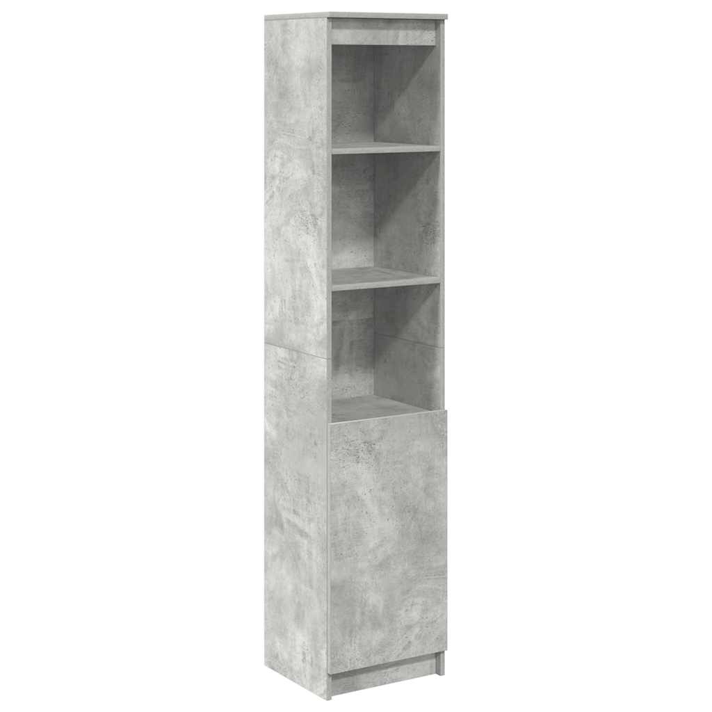 Visoka ploča beton siva 37,5x35x180 cm izrađeno drvo