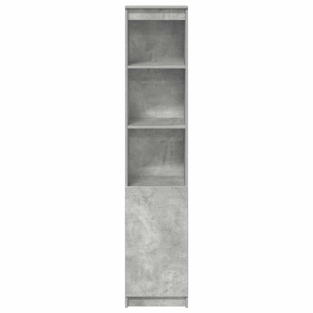 Visoka ploča beton siva 37,5x35x180 cm izrađeno drvo