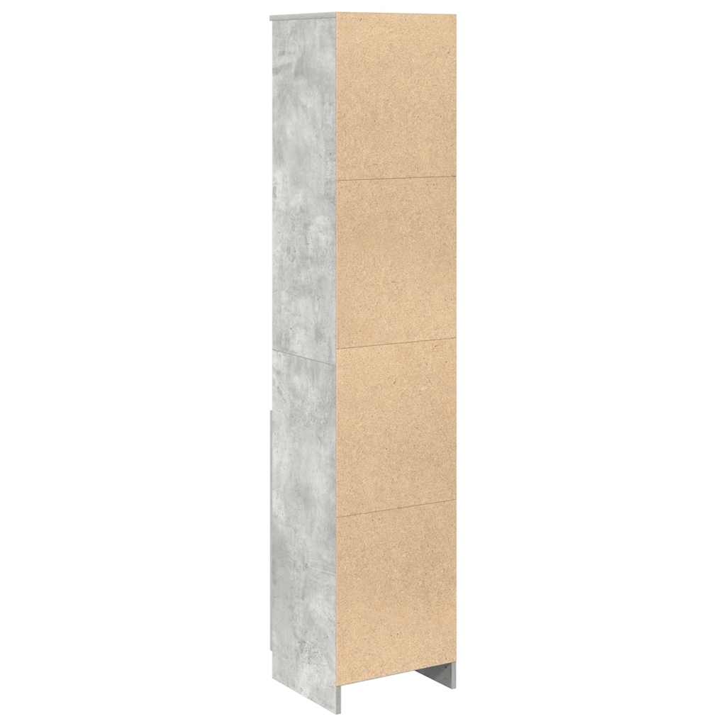 Visoka ploča beton siva 37,5x35x180 cm izrađeno drvo