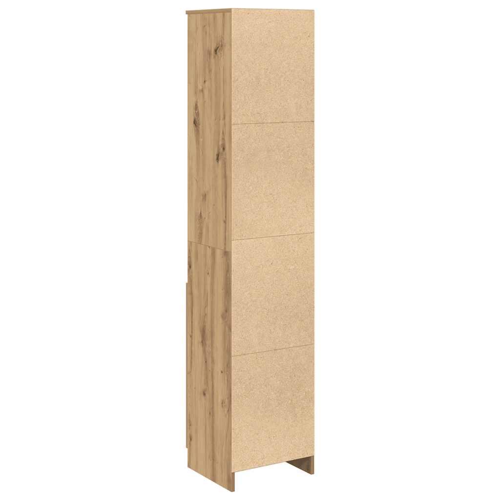 Visoka ploča Artisan hrast 37,5x35x180 cm izrađeno drvo