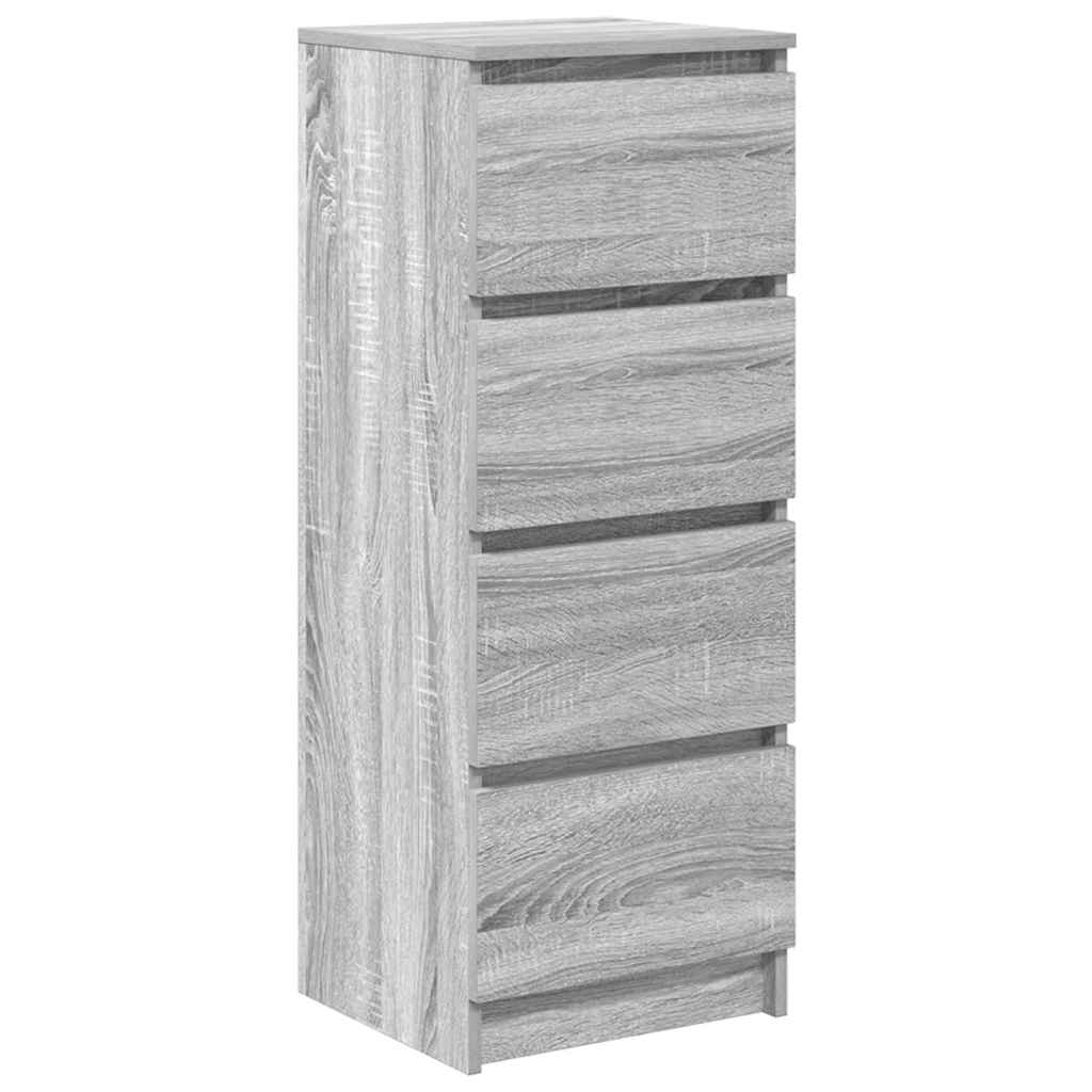 Komoda Siva Sonoma 37,5x35x99 cm Konstruirano drvo