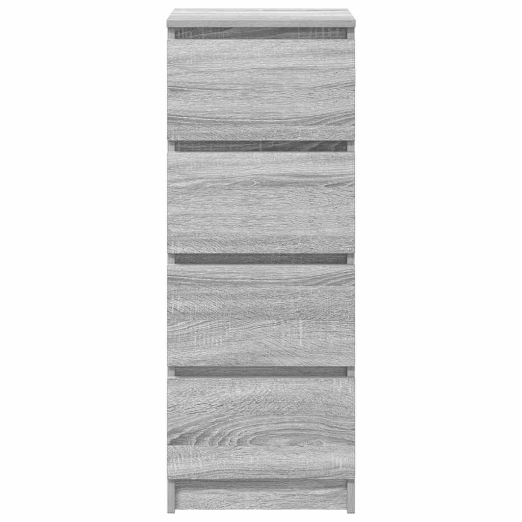 Komoda Siva Sonoma 37,5x35x99 cm Konstruirano drvo