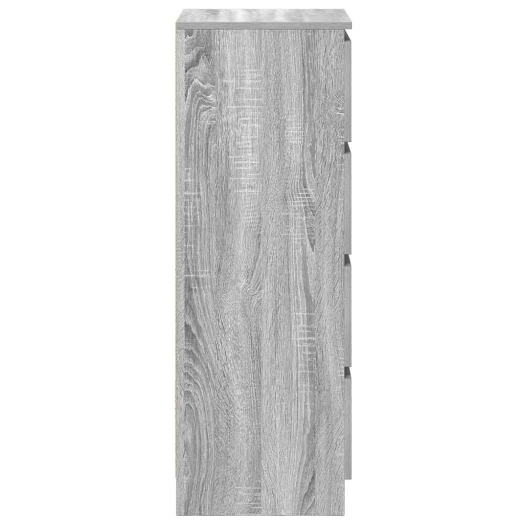 Komoda Siva Sonoma 37,5x35x99 cm Konstruirano drvo