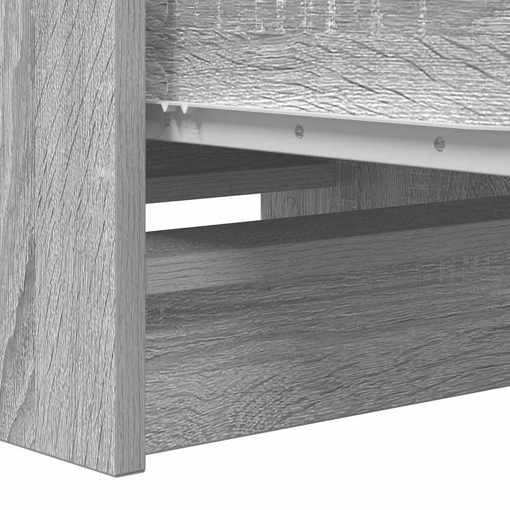 Komoda Siva Sonoma 37,5x35x99 cm Konstruirano drvo