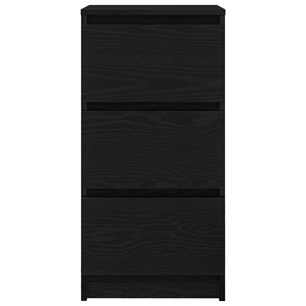 Komoda crni hrast 37,5x35x76 cm konstruirano drvo