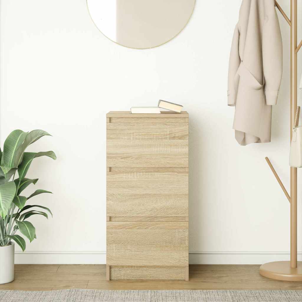 Komoda boja hrasta sonome 37,5x35x76 cm od konstruiranog drva