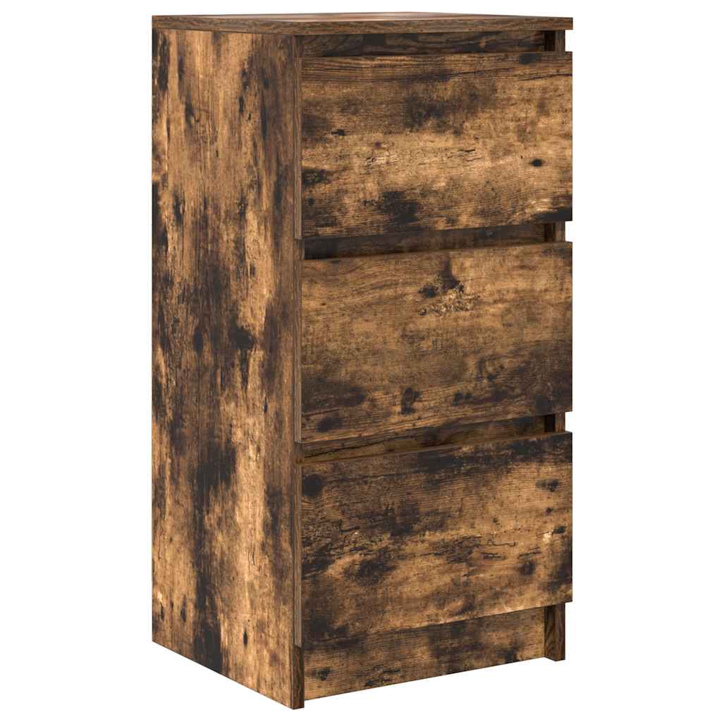 Komoda boja dimljenog hrasta 37,5x35x76 cm konstruirano drvo