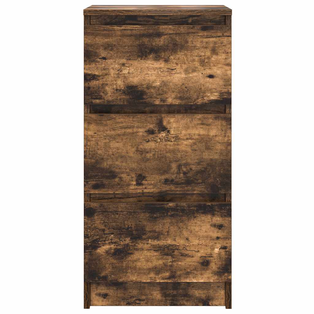 Komoda boja dimljenog hrasta 37,5x35x76 cm konstruirano drvo