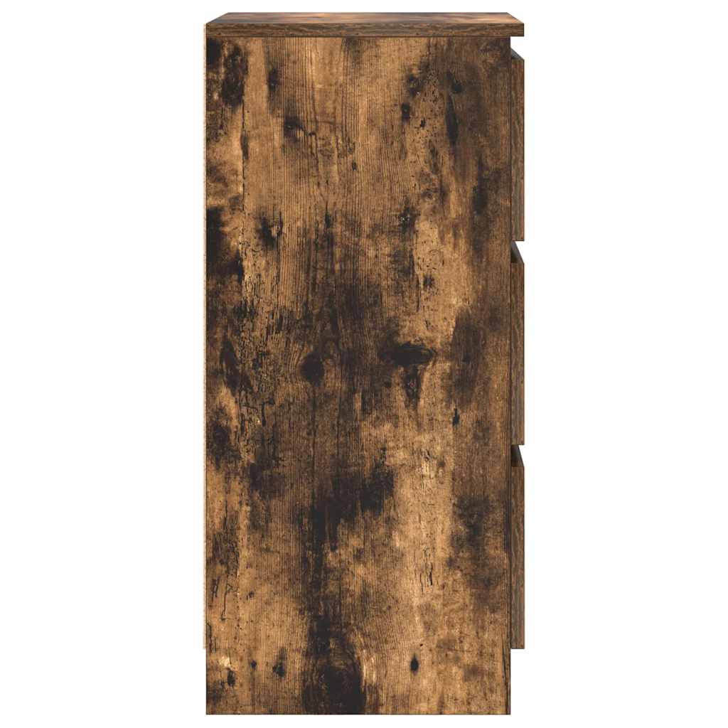 Komoda boja dimljenog hrasta 37,5x35x76 cm konstruirano drvo