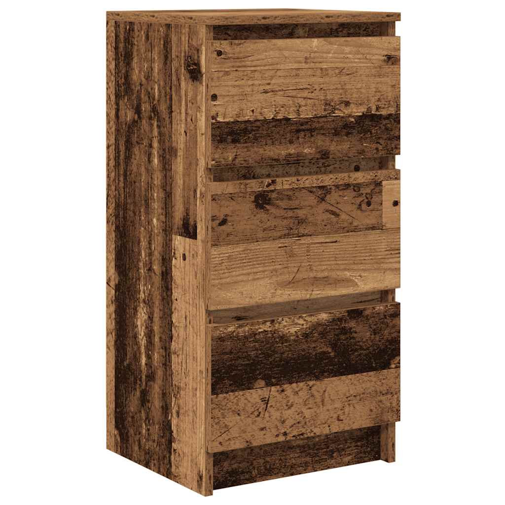 Komoda staro drvo 37,5x35x76 cm od konstruiranog drva