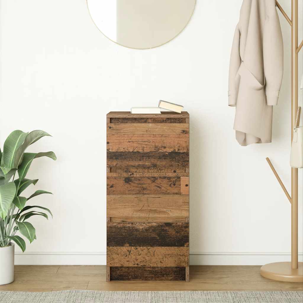 Komoda staro drvo 37,5x35x76 cm od konstruiranog drva