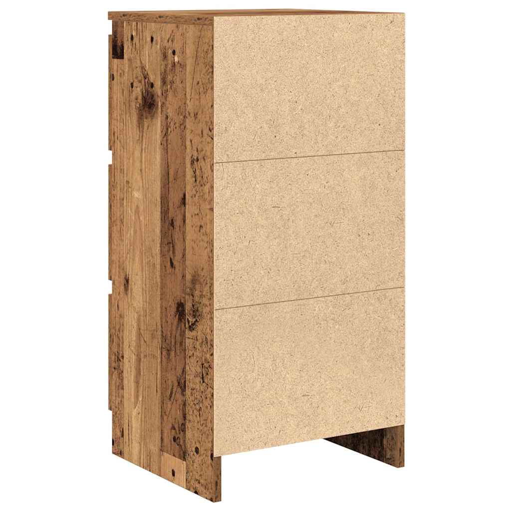 Komoda staro drvo 37,5x35x76 cm od konstruiranog drva