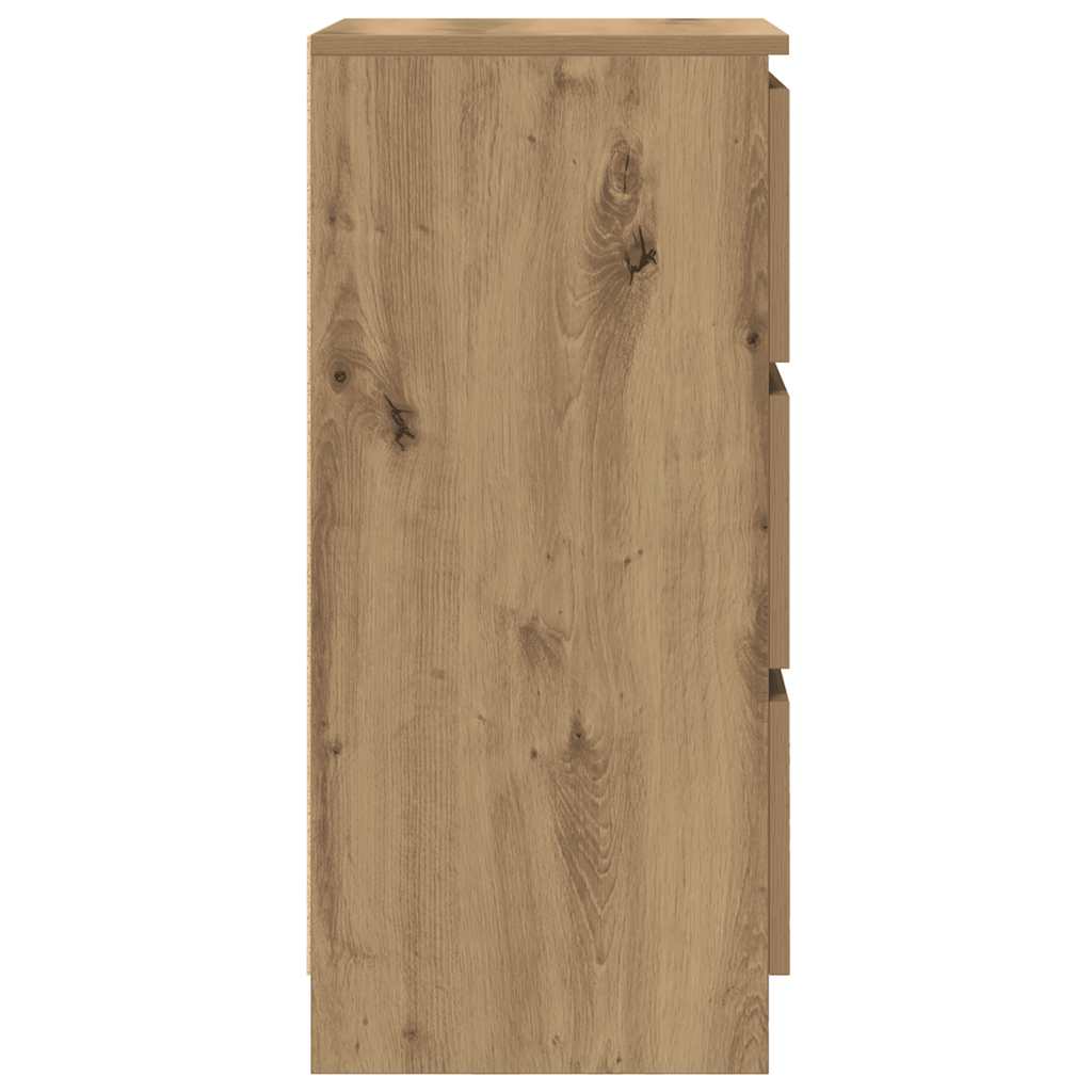 Komoda artisan hrast 37,5x35x76 cm konstruiranog drva