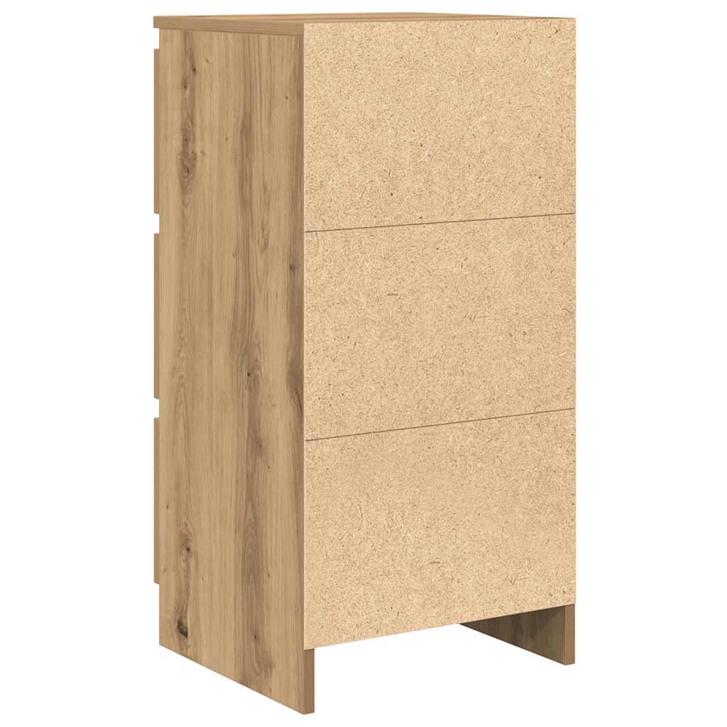 Komoda artisan hrast 37,5x35x76 cm konstruiranog drva