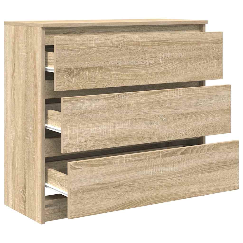 Komoda boja hrasta sonome 80x35x76 cm od konstruiranog drva