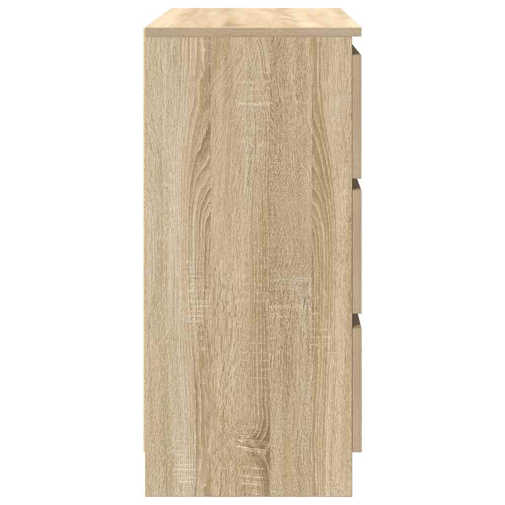 Komoda boja hrasta sonome 80x35x76 cm od konstruiranog drva