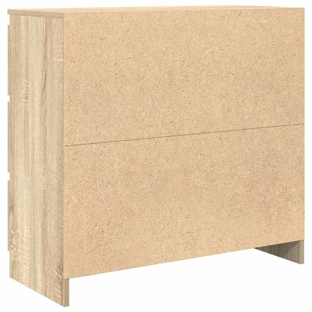 Komoda boja hrasta sonome 80x35x76 cm od konstruiranog drva
