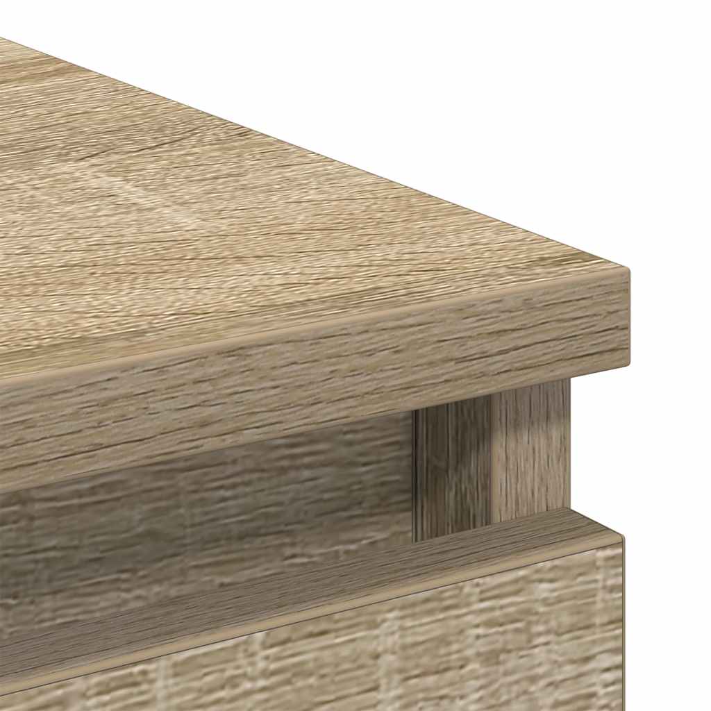 Komoda boja hrasta sonome 80x35x76 cm od konstruiranog drva